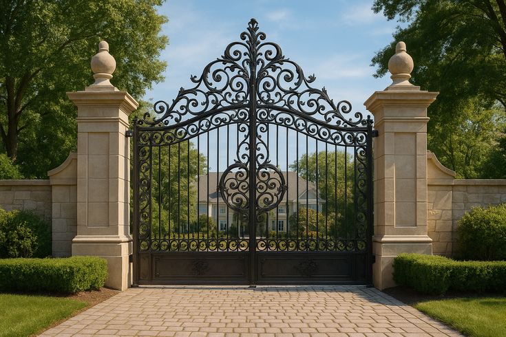 Custom Wrought Iron Gate